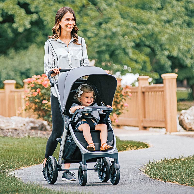 Chicco 3 Wheel vs 4 Wheel Strollers image