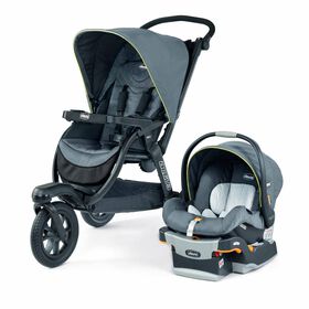 Chicco Activ3 Jogging Stroller Travel System in Solar